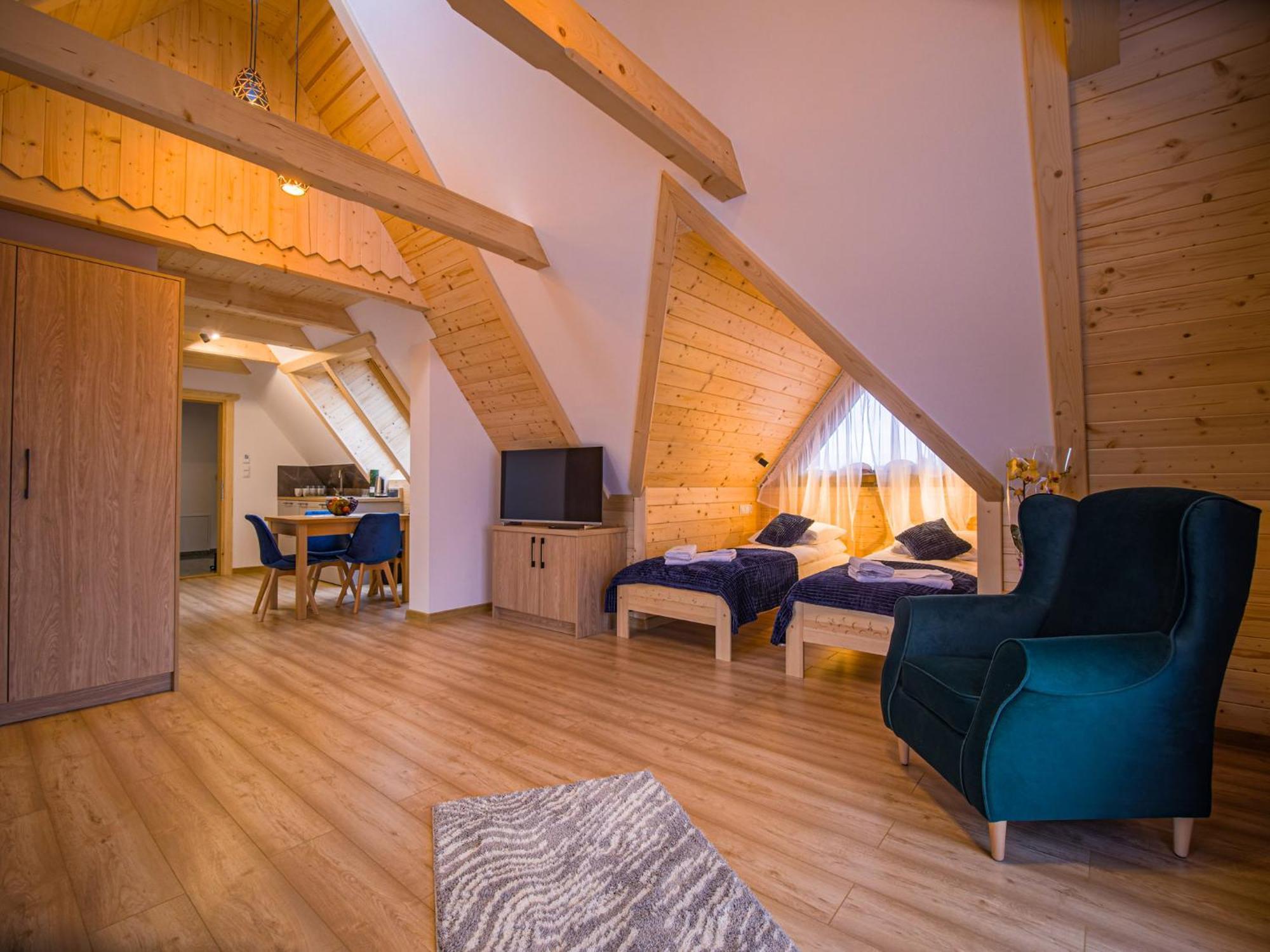 Apartament z widokiem na góry